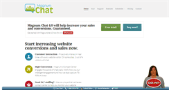 Desktop Screenshot of magnumchat.com