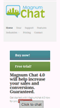 Mobile Screenshot of magnumchat.com