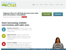 Tablet Screenshot of magnumchat.com